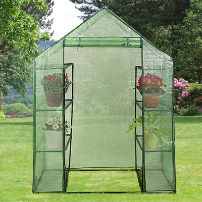 Mini Portable 4 Tier 8 Shelves Walk-in Plant Greenhouse - Relaxacare