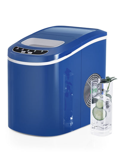 Mini Portable Compact Electric Ice Maker Machine-Navy - Relaxacare
