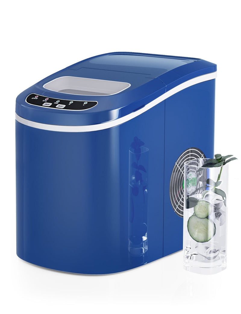 Mini Portable Compact Electric Ice Maker Machine-Navy - Relaxacare