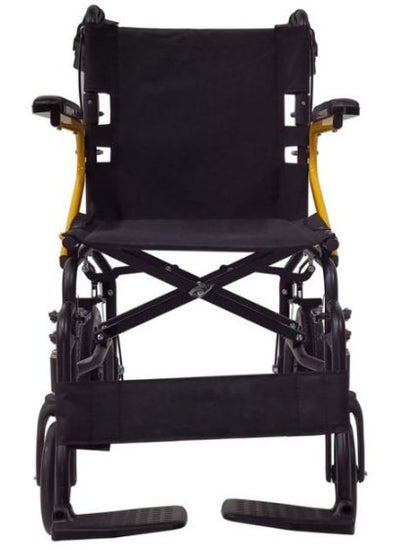 Mobb 12" Wheel Transport Chair Blue/Yellow - Relaxacare