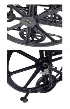 MOBB, 18" Aluminum Wheelchair/Lightweight Transport Chair Duo - Relaxacare