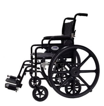 MOBB, 18" Aluminum Wheelchair/Lightweight Transport Chair Duo - Relaxacare