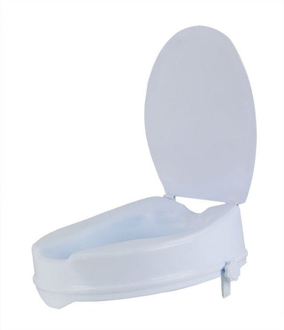 MOBB 4" Raised Toilet Seat with Lid - Relaxacare