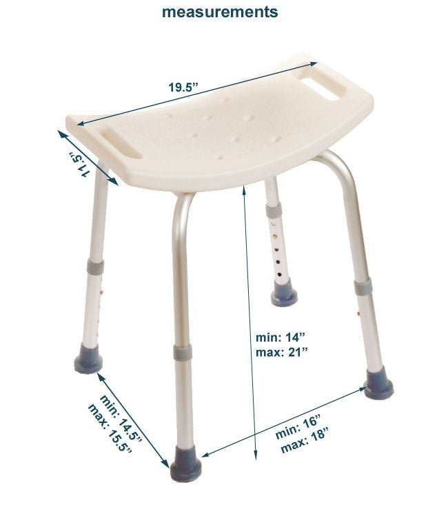 MOBB Bath Chair WITHOUT Back Rest - Relaxacare