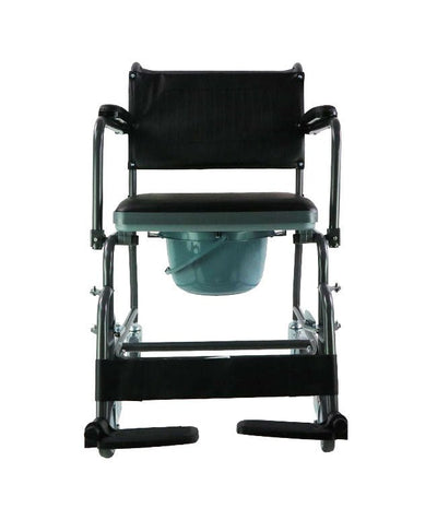 MOBB Mobile Steel Commode with Wheels - Relaxacare