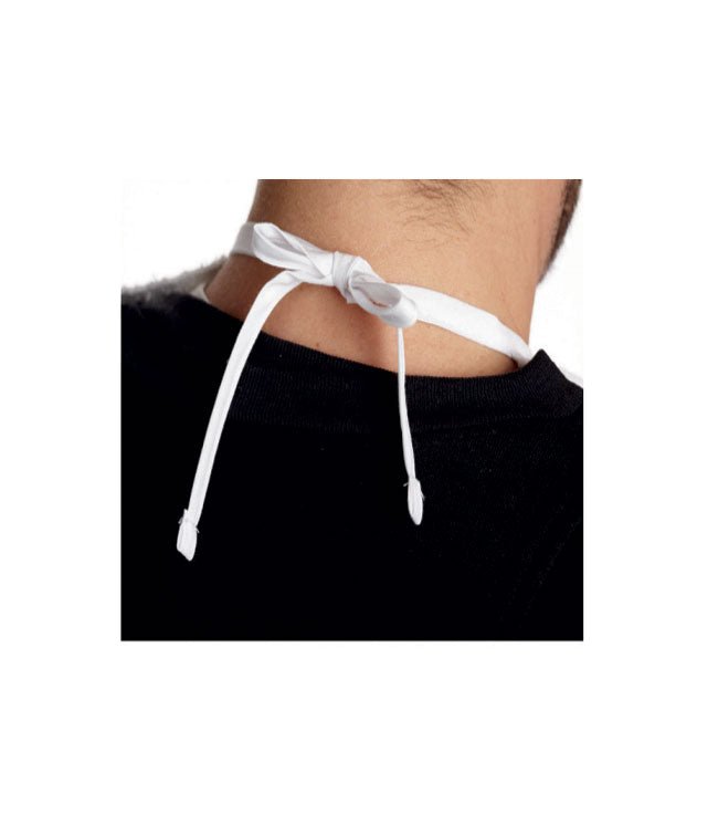 MOBB Terry Cloth Bib with Tie (White) - Relaxacare