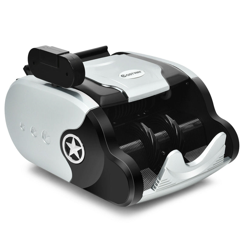 Money Counter Bill Counting Machine with UV/MG/IR/MT Counterfeit Detection - Relaxacare