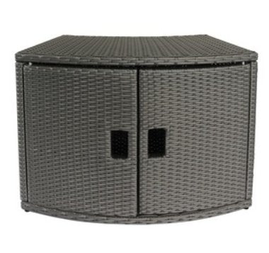 MSpa Accessories - Wicker Cabinet Storage Unit For Round Spa - Relaxacare
