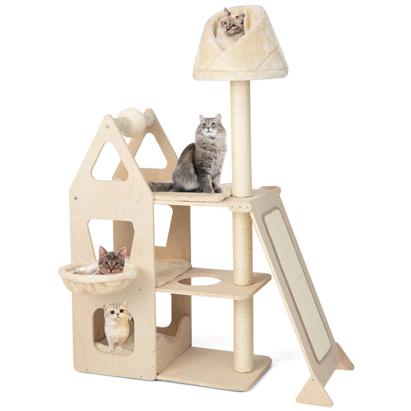 Multi-Level Cat Tree with Sisal Scratching Post - Relaxacare