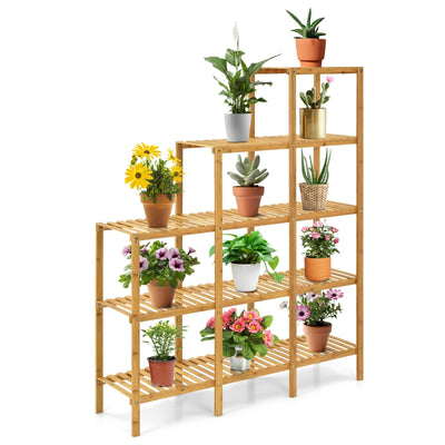 Multifunctional Bamboo Shelf Display Organizer - Relaxacare