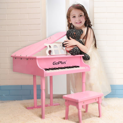 Musical Instrument 30-KeyMini Grand Piano with Bench - Relaxacare