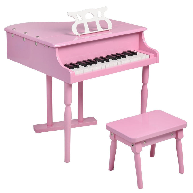 Musical Instrument 30-KeyMini Grand Piano with Bench - Relaxacare