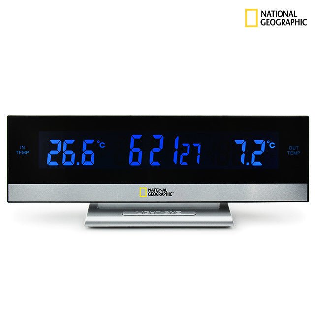 National Geographic - Digital Indoor & Outdoor Thermometer with Alarm - Relaxacare