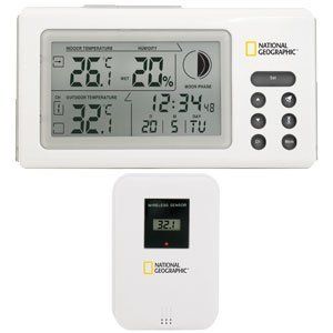 National Geographic - Indoor/Outdoor Wireless Thermometer and Hygrometer - Relaxacare