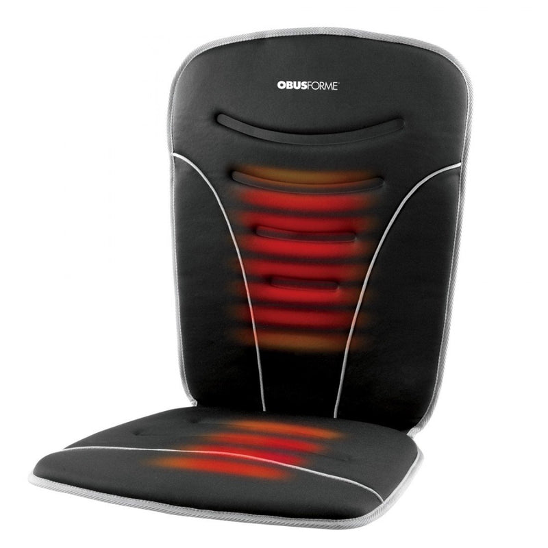 OBUSFORME 12V Heated Back & Seat Car Cushion - Relaxacare