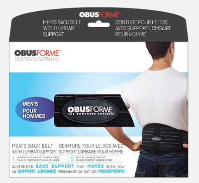 OBUSFORME Men's Back Belt - Relaxacare
