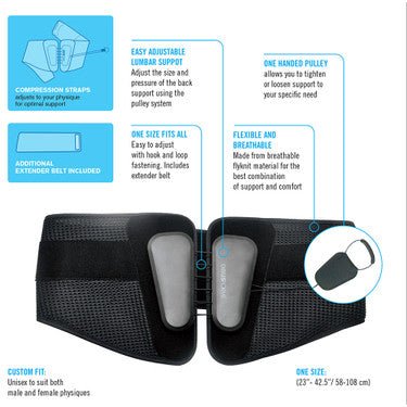 ObusForme - Precision Support Back Belt - Relaxacare