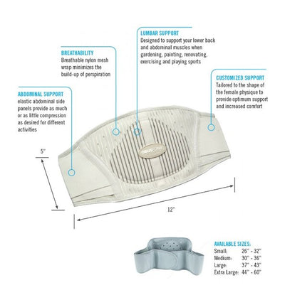 OBUSFORME Women’s Back Belt - Relaxacare