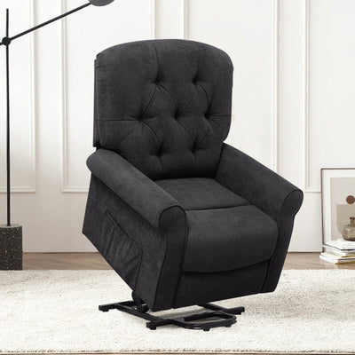 Open Box-Black lift chair (US) - Relaxacare