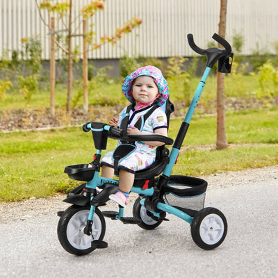 Open Box-Blue four-in-one children's tricycle - Relaxacare