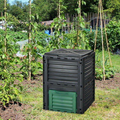 Open Box-Compost bin-black - Relaxacare