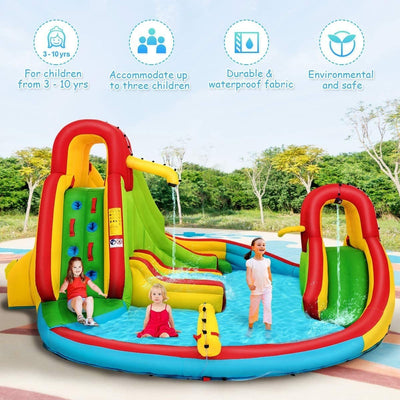 Open Box-Inflatable double slide with blower - Relaxacare