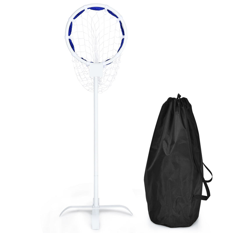 Outdoor Frisbee Toss Target Metal Flying Disc Stand with Storage Bag - Relaxacare