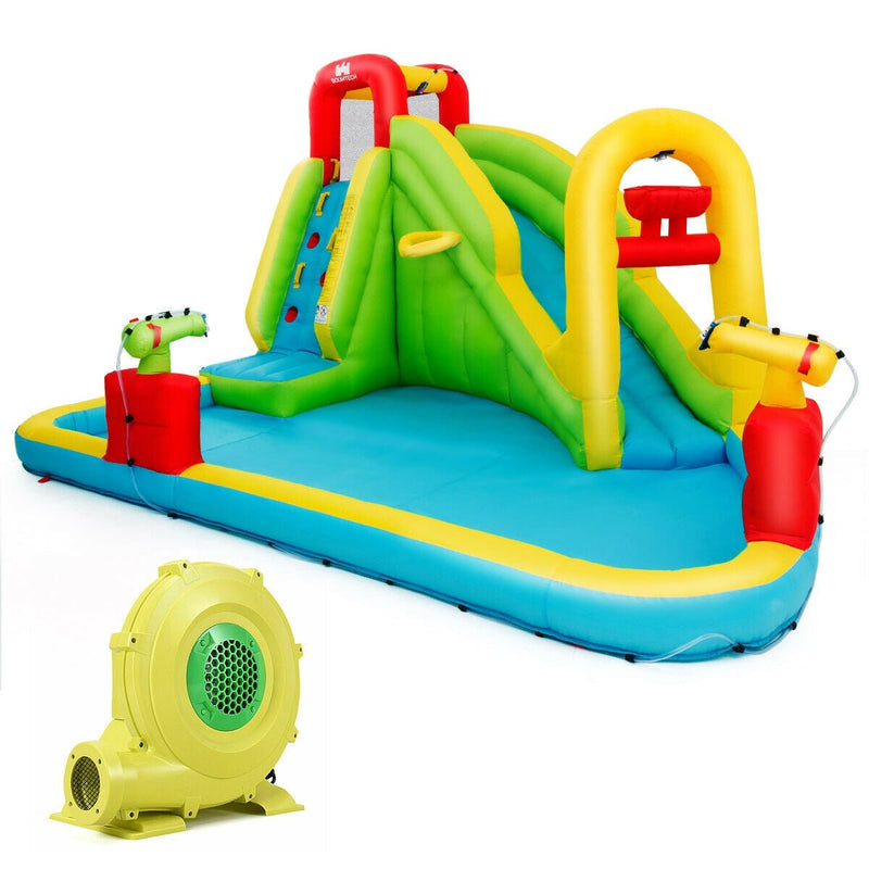 Outdoor Inflatable Water Bounce House with 480W Blower - Relaxacare
