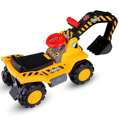 Outdoor Kids Ride On Construction Excavator with Safety Helmet - Relaxacare