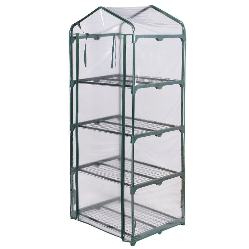 Outdoor Portable Mini 4 Shelves Greenhouse - Relaxacare