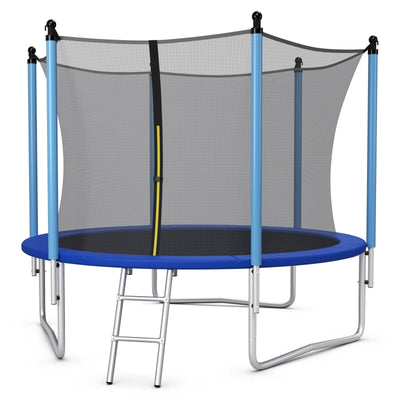 Outdoor Trampoline with Safety Closure Net-10 ft - Relaxacare