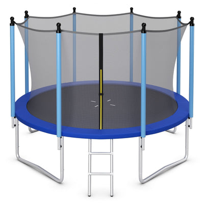 Outdoor Trampoline with Safety Closure Net-12 ft - Relaxacare