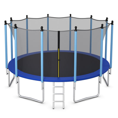 Outdoor Trampoline with Safety Closure Net-16 ft - Relaxacare