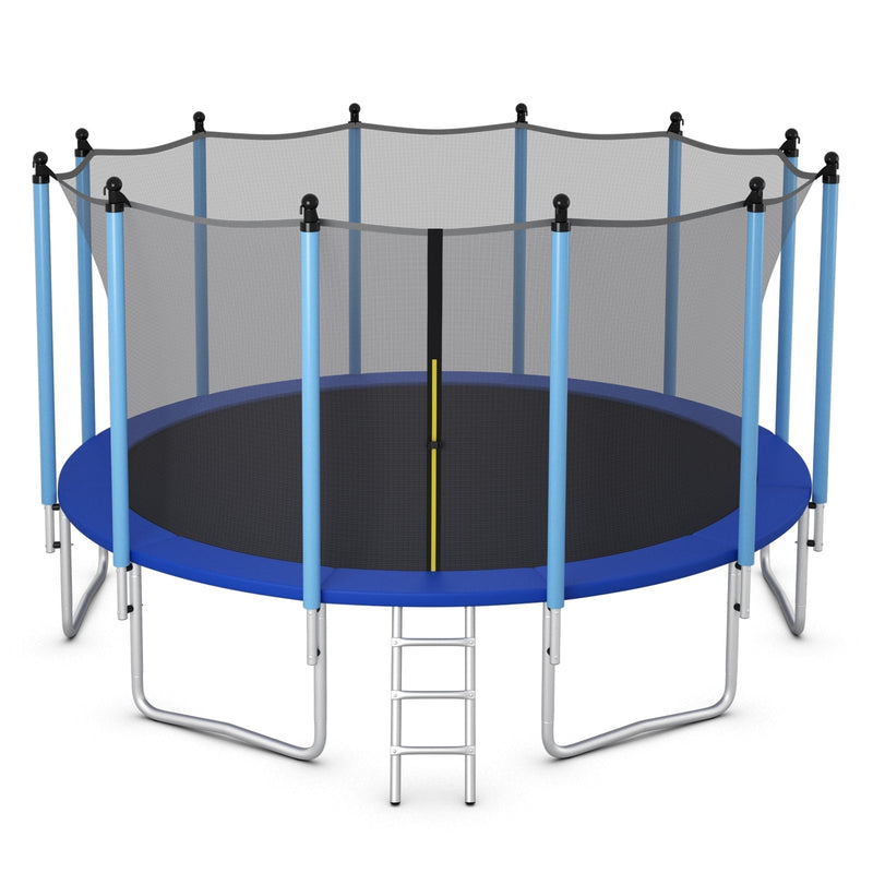 Outdoor Trampoline with Safety Closure Net-16 ft - Relaxacare