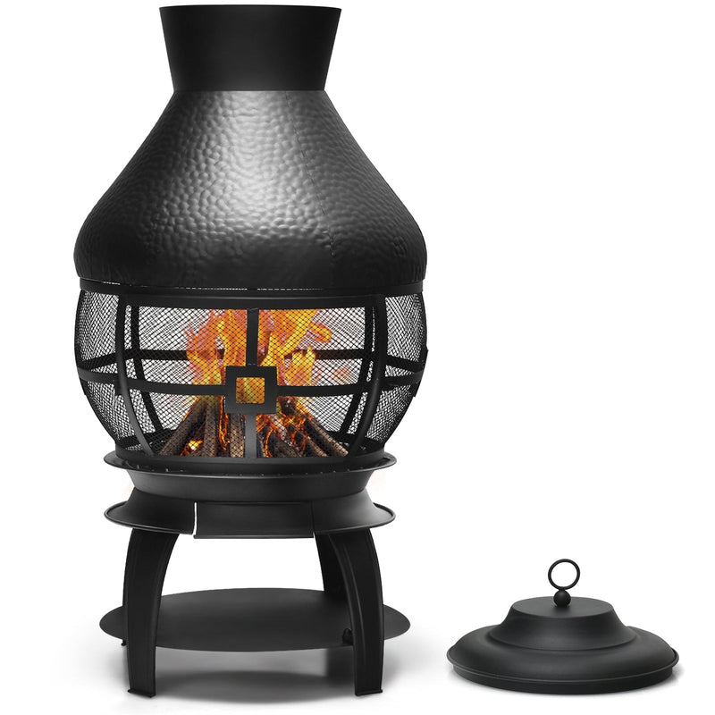 Patio Wood Burning Chimenea Fireplace - Relaxacare