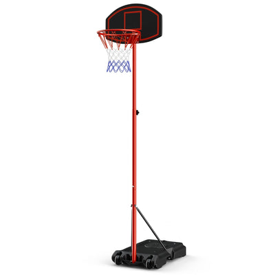 Portable basketball hoop with backboard and wheels - Relaxacare