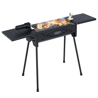 Portable Charcoal Grill with Electric Roasting Fork - Relaxacare