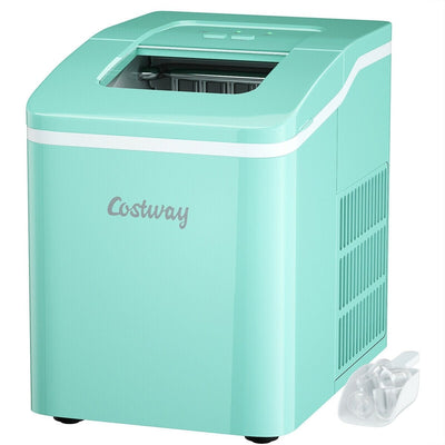 Portable Countertop Ice Maker Machine with Scoop-Green - Relaxacare