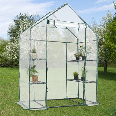 Portable Outdoor 4 Shelves Greenhouse - Relaxacare