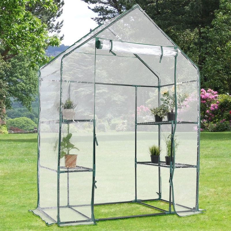 Portable Outdoor 4 Shelves Greenhouse - Relaxacare