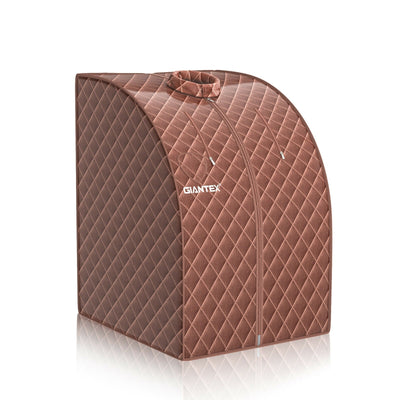 Portable Personal Steam Sauna Spa with 3L Blast-proof Steamer Chair-Coffee - Relaxacare