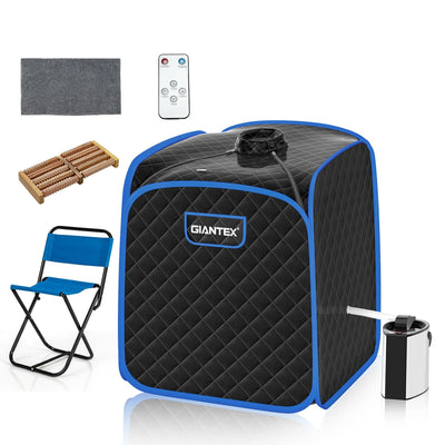 Portable Personal Steam Sauna Spa with Steamer Chair - Relaxacare