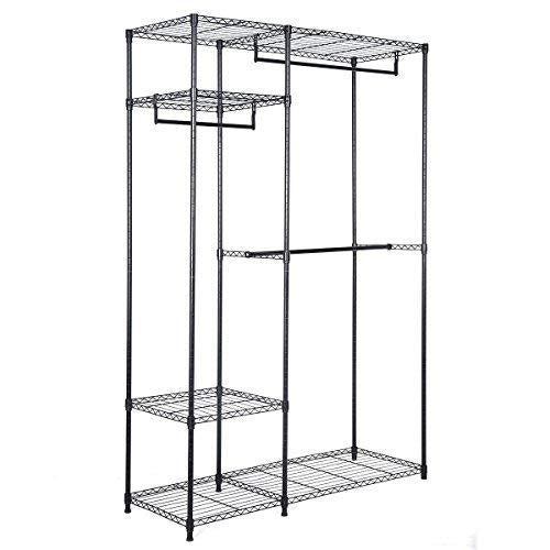 Portable Steel Closet Hanger Storage Rack Organizer - Relaxacare