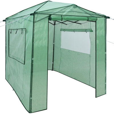 Portable Walk-in Greenhouse with Window-Green - Relaxacare