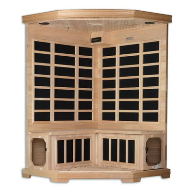Pre Order-Demo Unit-GDI-3356-01 Low EMF Far Infrared Sauna, Corner Unit Torino Edition - Relaxacare