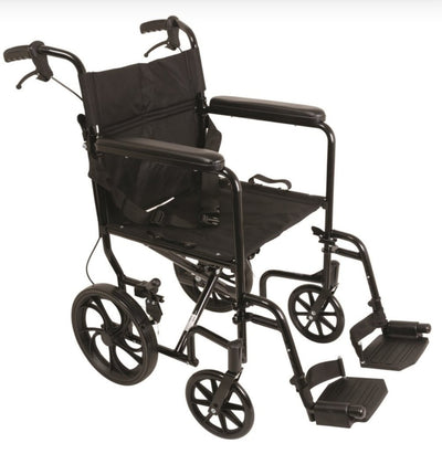 PROBASICS Aluminum Transport Chair With 12" Wheels - Relaxacare