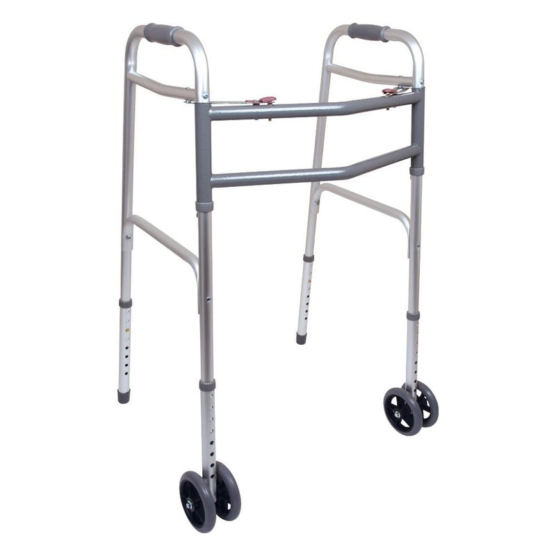 PROBASICS - Bariatric 2-Button Walker with 5-inch Wheels - Relaxacare