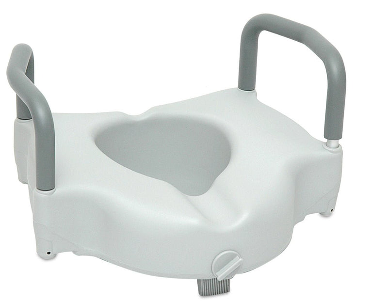 PROBASICS - Raised Toilet Seat with lock and arms - Relaxacare