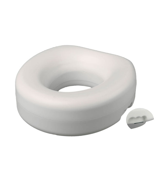 1 LEFT-MOBB 5" Raised Toilet Seat