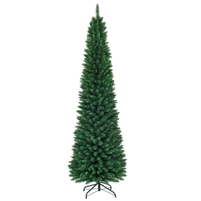 PVC Artificial Slim Pencil Christmas Tree-8 Feet - Relaxacare